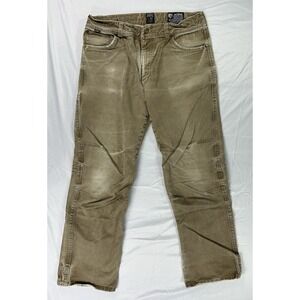 KÜHL Rydr Men's Pants 36x32 Brown Vintage Patina Dye Canvas Hiking Workwear